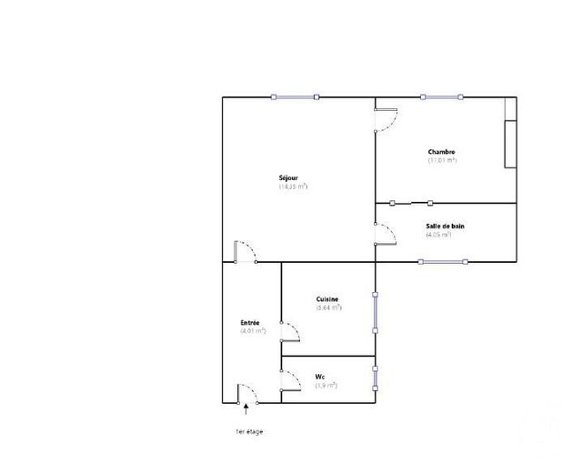 Appartement F2 &agrave; vendre - 2 pi&egrave;ces - 40,96 m2 - Paris - 75012 - ILE-DE-FRANCE
